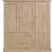 Bovento Birch Natural Garderob 122x130cm