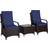 OutSunny 3 Pieces Bistro Set, 1 Table incl. 2 Chairs