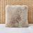 Dorma Natural Sheepskin Square Cushion Cream Complete Decoration Pillows Natural (45x45cm)