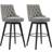 Watson & Whitely B0CDLQF1HP Flint Grey Bar Stool 105.9cm 2pcs