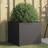 vidaXL Planter Black Cold-rolled Steel
