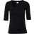 Akris Square Neck Jersey Top - Black