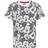 Disney Kid's Mickey Mouse Face All Over Print T-shirt - White