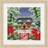 Vervaco Embroidery Kit Picture Winter 22x22cm