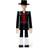 Kay Bojesen Norwegian Bunad Man Black/White Figurine 20.5cm