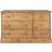 Alpen Home 3 plus 3 Wide Antique Wax Finish Chest of Drawer 116x77.3cm