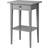 IKEA HEMNES Grey Glazed Nachttisch 35x46cm