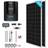Renogy 200W Solar Panel Kit 12 Volt Power System Kit: 2PCS 100W Solar Panel 20A MPPT Charge Controller for Motorhome, Caravan, Off-grid