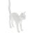 Seletti Jobby the Cat - White Lampada da tavolo 46cm