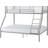 SECONIQUE Triple Sleeper Silver Bunk Bed 147x200cmcm