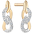 Støvring Design Ear Studs - Gold/Transparent