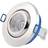 Ovia Inceptor Nano Chrome Ceiling Flush Light 9cm