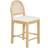 Nathan James Bailey Warm Pine-Cream Bar Stool 98.6cm