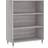 vidaXL Engineered Wood Gray Sonoma Oak Bokhylle 90cm