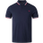 Fred Perry Twin Tipped Polo Shirt - Navy/Snow White/Burnt Red