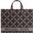 Michael Kors Gigi Large Empire Logo Jacquard Tote Bag - Chocolate Multi