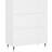 vidaXL Engineered Wood White Scaffale per libri 90cm