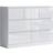 Fwstyle Large White Gloss Chest of Drawer 106x81cm