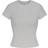 SKIMS Cotton Rib T-shirt - Light Heather Grey