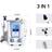 Brrnoo 3 in 1 Water Hydrogen Oxygen Machine