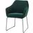 IKEA Tossberg Metal Black/Velvet Green Köksstol 82cm