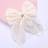 Shein 1pc White Daisy Hair Bow For Girls,Flower Pattern Bow Hair Clip With Tail,Elegant Alligator Clip