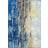 Nuloom Waterfall Vintage Multifärgad, Blå 152x226cm