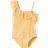 Name It One-Shoulder Swimsuit - Sahara Sun