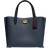 Coach Willow Tote Bag 24 In Colorblock - B4/Denim