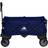 MOUNTALL Navy Collapsible Portable Wagon Trolley Folding Festival Camping Beach Blue