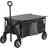 OutSunny Folding Wagon Garden Cart Collapsible Camping Trolley