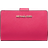 Michael Kors Medium Crossgrain Leather Wallet - Electric Pink