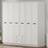 EVUHOME Daisy White Wardrobe 210x184cm