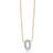 Sif Jakobs Novoli Zero Necklace - Silver/Gold/Transparent