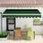 LivingAndHome Retractable Patio Awning