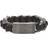 Police Mens Bracelet - Silver/Brown