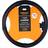 Halfords Black 100% Leather Steering Wheel Cover