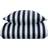 Borg Living Randigt Mjuk bomullssatin Nordic Stripe Påslakan Blå (220x140cm)