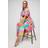 Yours Curve Ss Shirred Square Neck Midaxi Dress Bright Pop, Pink, 26-28, Women