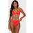 PrettyLittleThing Red Push Up Cupped Mix & Match Bikini Top, Red