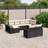 Homie 10 Piece Garden Sofa with Cushions Outdoor Lounge Set