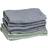 Mininor Muslinfilt 6-pack Grey Seal/Willowgreen One Size Muslinfilt