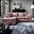 Abakus Direct Harriet Crushed Chenille Sofa