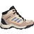 Adidas Kid's Terrex Hyperhiker Mid Hiking Shoes - Sand Strata/Silver Violet/Acid Orange