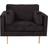 Venture Design Boom Black/Brass Lænestol 88.5cm