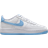 NIKE Air Force 1 GS - White/White/Aquarius Blue