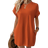 Shein LUNE Solid Batwing Sleeve Hidden Pocket Tee Dress