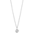Siersbøl Heart Chain Necklace - Silver/Transparent