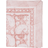 Chamois Big Paisley Bordsduk Rosa (230x150cm)