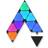 Nanoleaf WiFi and Thread Smart Mini Triangles Black Wall light